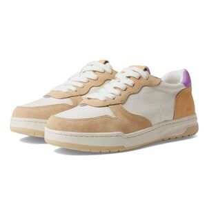 Madewell Lilac Colorblock Leather & Suede Low Top Sneakers